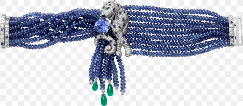 Bracelet Leopard Cartier Jewellery Sapphire, PNG, 1024x448px, Bracelet, Bead, Blue, Boutique, Carat Download Free