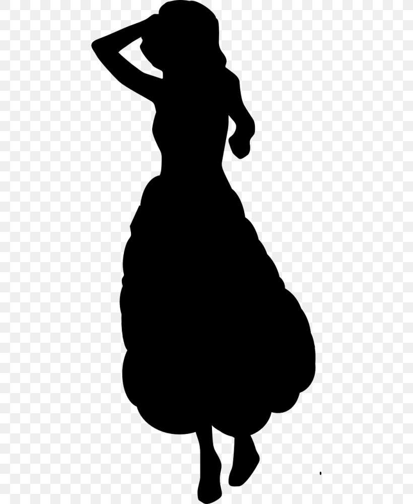 Vector Graphics Silhouette Image Clip Art, PNG, 500x1000px, Silhouette, Art, Blackandwhite, Drawing, Dress Download Free