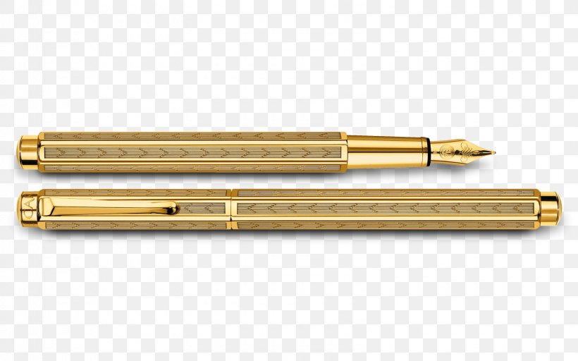 Caran D'Ache Fountain Pen Rollerball Pen Ballpoint Pen, PNG, 1600x1000px, Fountain Pen, Ball Pen, Ballpoint Pen, Brass, Gold Download Free