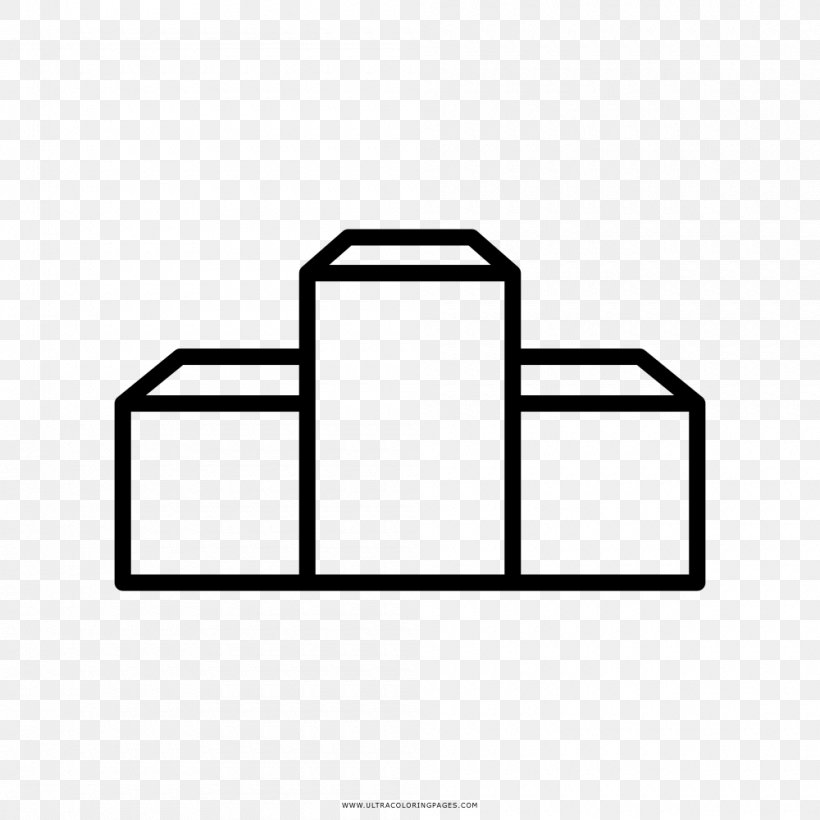 Coloring Book Line Art Drawing Podium, PNG, 1000x1000px, Coloring Book, Area, Black, Black And White, Brand Download Free