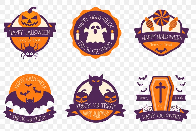 Halloween Badge Design, PNG, 1112x747px, Halloween, Badge, Brand, Decorative Arts, Gratis Download Free