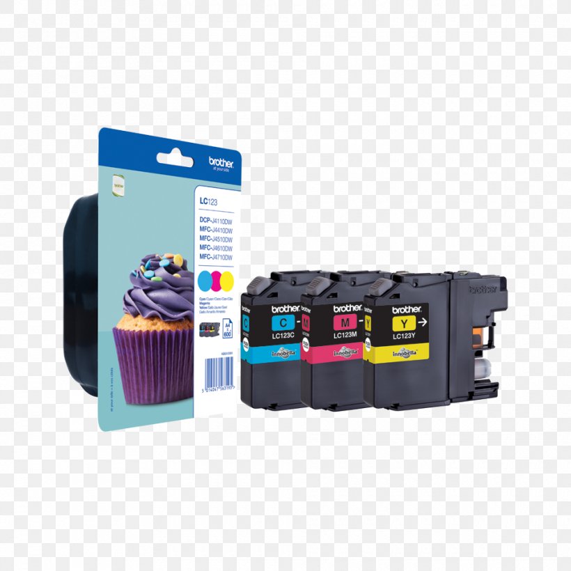 Ink Cartridge Brother Industries Printer Yellow, PNG, 960x960px, Ink Cartridge, Black, Brother Industries, Cmyk Color Model, Color Download Free