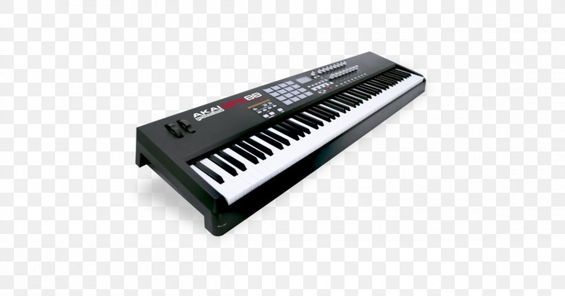 Musical Keyboard MIDI Controllers MIDI Keyboard Akai MPK 88, PNG, 1200x630px, Watercolor, Cartoon, Flower, Frame, Heart Download Free