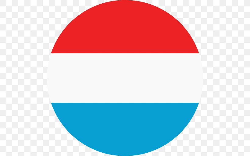 Flag Of Luxembourg Luxembourgish Luxembourg National Under-19 Football Team, PNG, 512x512px, Luxembourg, Area, Azure, Blue, Europe Download Free