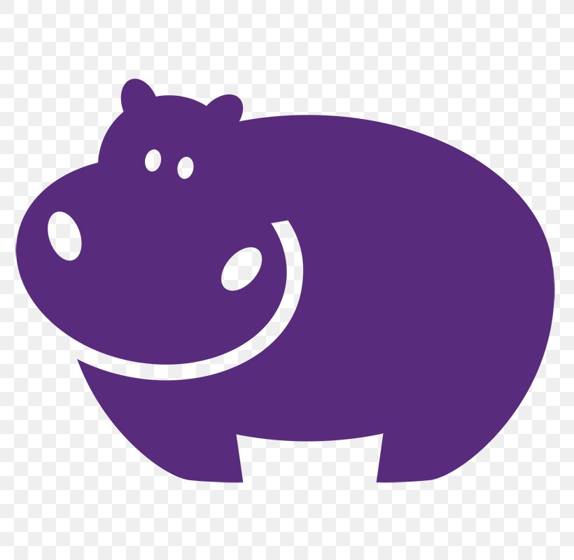 Hippopotamus Baby Hippos Purple Clip Art, PNG, 800x800px, Hippopotamus, Animal, Baby Hippos, Blog, Carnivoran Download Free