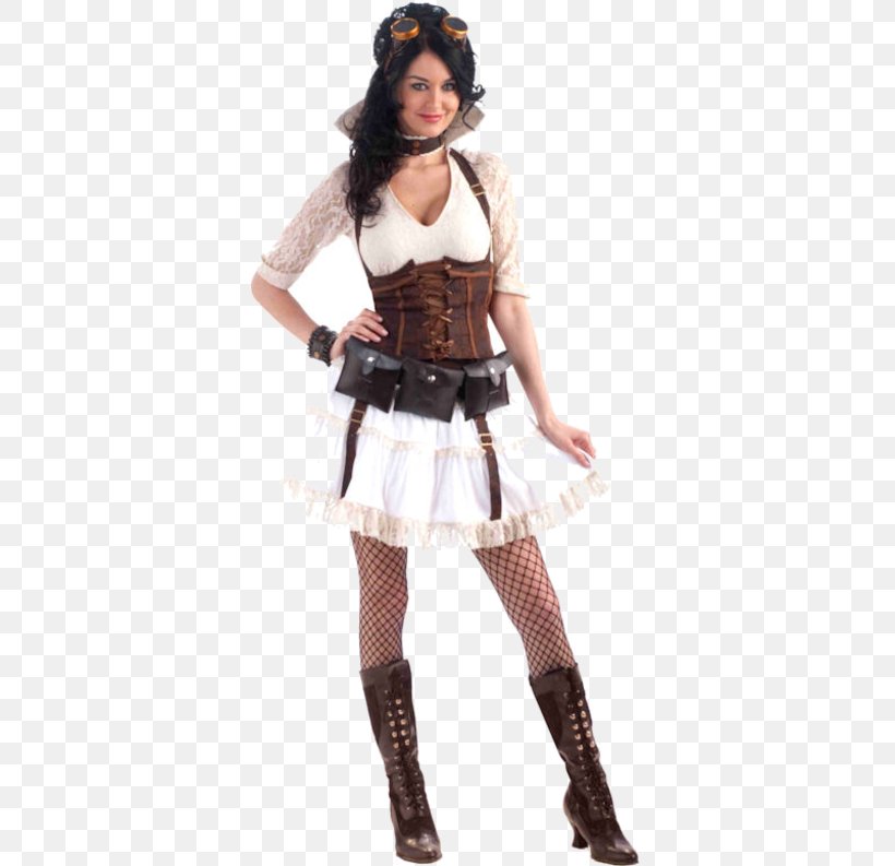 Costume Party Steampunk Fashion Halloween Costume, PNG, 500x793px, Costume, Clothing, Clothing Accessories, Corset, Costume Design Download Free