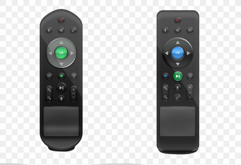 Remote Control Television Electronics, PNG, 3052x2094px, Remote Control, Android Tv, Electronic Component, Electronic Device, Electronics Download Free