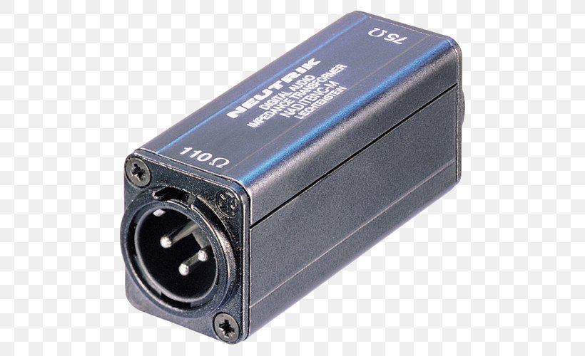 Digital Audio AES3 XLR Connector BNC Connector Electrical Connector, PNG, 500x500px, Digital Audio, Ac Adapter, Adapter, Aes3, Audio Signal Download Free