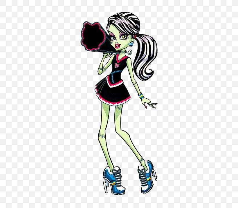 Frankie Stein Monster High Doll Werecat Barbie, PNG, 378x717px, Watercolor, Cartoon, Flower, Frame, Heart Download Free