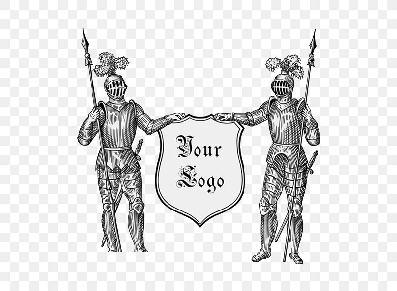 Middle Ages Knight Euclidean Vector, PNG, 600x600px, Middle Ages, Arm, Armour, Art, Black And White Download Free