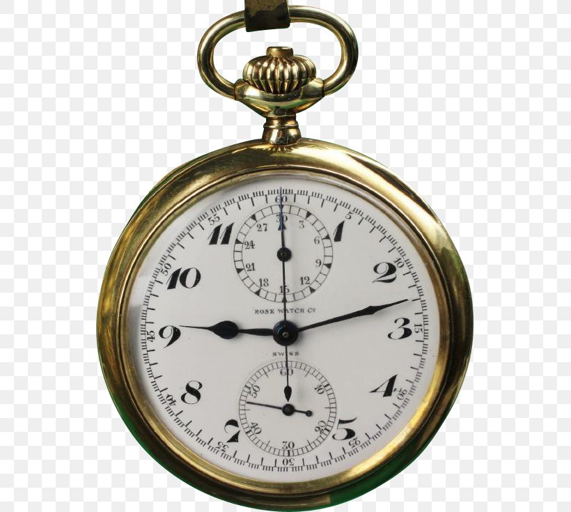 Pocket Watch Stopwatch TAG Heuer Clock, PNG, 735x735px, Pocket Watch, Brass, Chronograph, Clock, Colored Gold Download Free