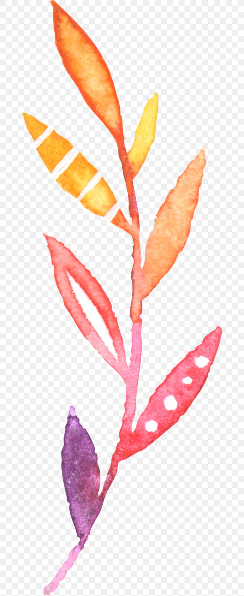 Watercolor: Flowers Watercolor Painting, PNG, 677x2004px, Watercolor Flowers, Art, Branch, Drawing, Flora Download Free
