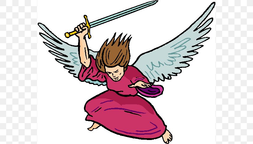 Angel The Kneeling Warrior Clip Art, PNG, 577x468px, Watercolor, Cartoon, Flower, Frame, Heart Download Free