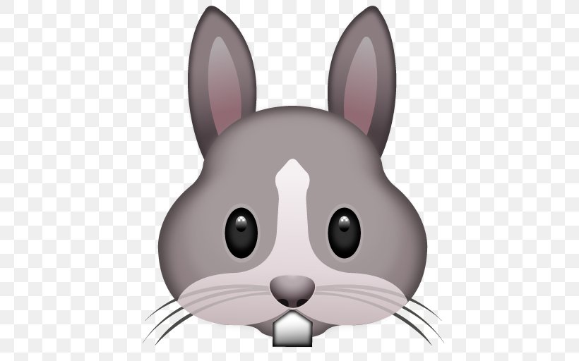 Emoji Clip Art Emoticon Sticker Image, PNG, 512x512px, Emoji, Animation, Cartoon, Domestic Rabbit, Ear Download Free