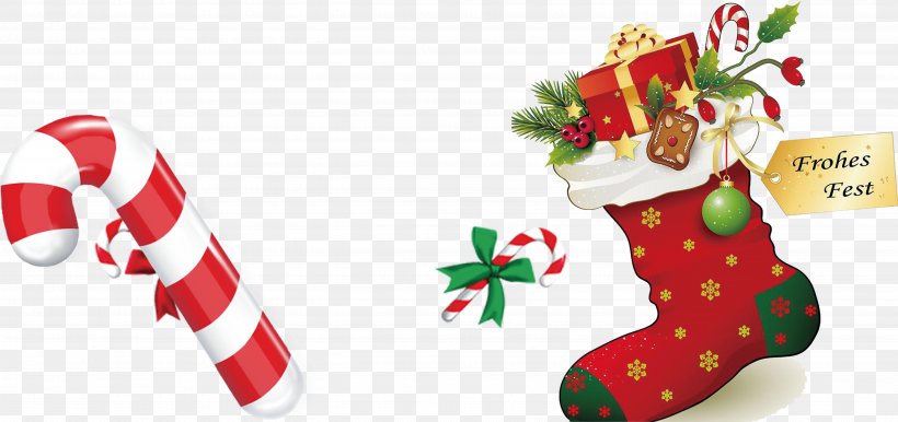 Santa Claus Christmas Decoration Christmas Stocking Clip Art, PNG, 5256x2476px, Santa Claus, Chemical Element, Christmas, Christmas Card, Christmas Decoration Download Free