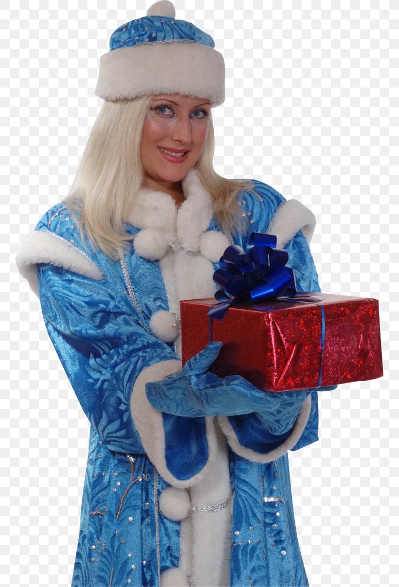 Snegurochka Ded Moroz Santa Claus Gift New Year, PNG, 757x1206px, Snegurochka, Animation, Blue, Christmas Ornament, Costume Download Free