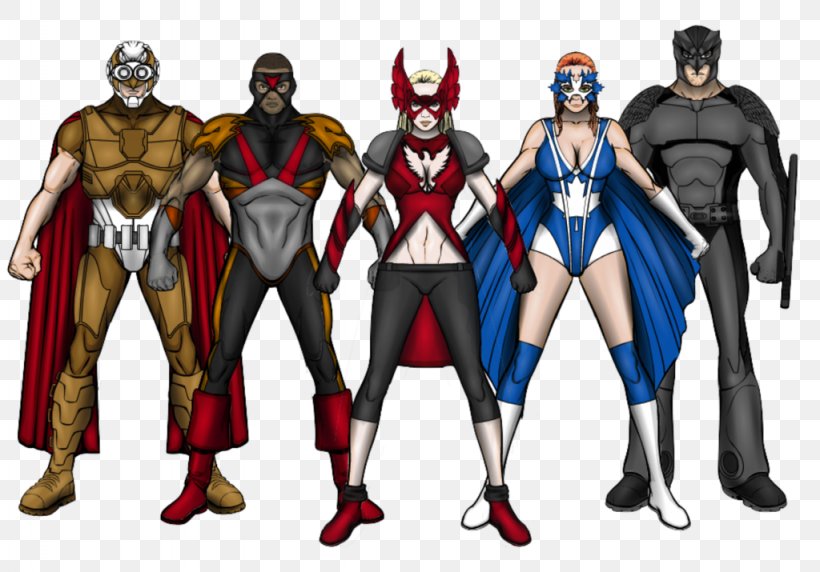 Superhero Muscle Outerwear Cartoon, PNG, 1024x715px, Superhero, Action Figure, Batman, Cartoon, Costume Download Free