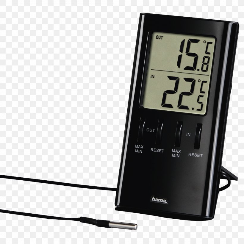 Thermometer Weather Station Hygrometer Sensor Display Device, PNG, 1100x1100px, Thermometer, Display Device, Hardware, Hygrometer, Liquidcrystal Display Download Free