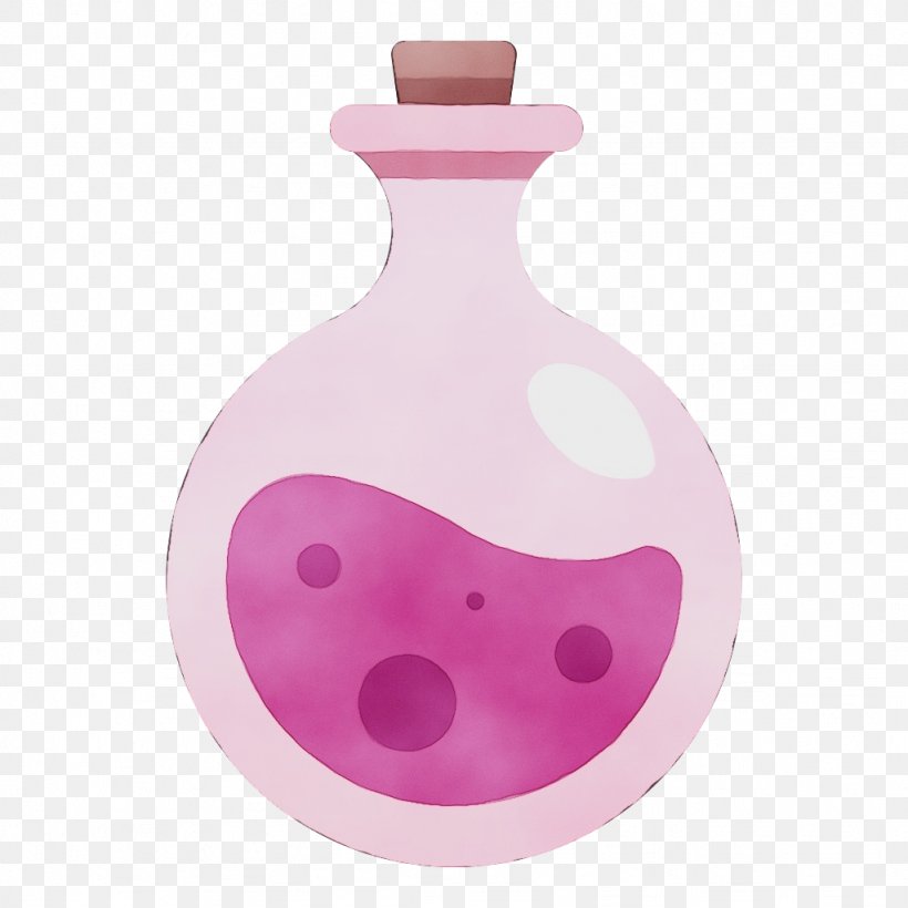 Watercolor Cartoon, PNG, 1024x1024px, Watercolor, Paint, Pink, Pink M, Water Bottle Download Free