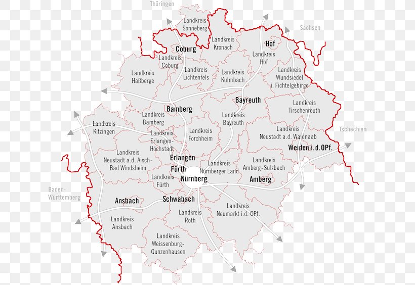 Ansbach Nuremberg Metropolitan Region Bayreuth Map Coburg, PNG, 630x564px, Ansbach, Area, Bavaria, Bayreuth, Coburg Download Free
