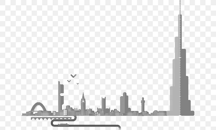 Burj Khalifa Tower, PNG, 656x493px, Burj Khalifa, Art, Black, Black And White, Khalifa Bin Zayed Al Nahyan Download Free