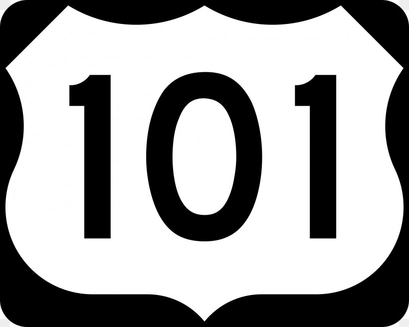 U.S. Route 101 U.S. Route 66 Hollywood Freeway Highway Road, PNG, 2000x1600px, Us Route 101, Area, Black And White, Brand, Controlledaccess Highway Download Free
