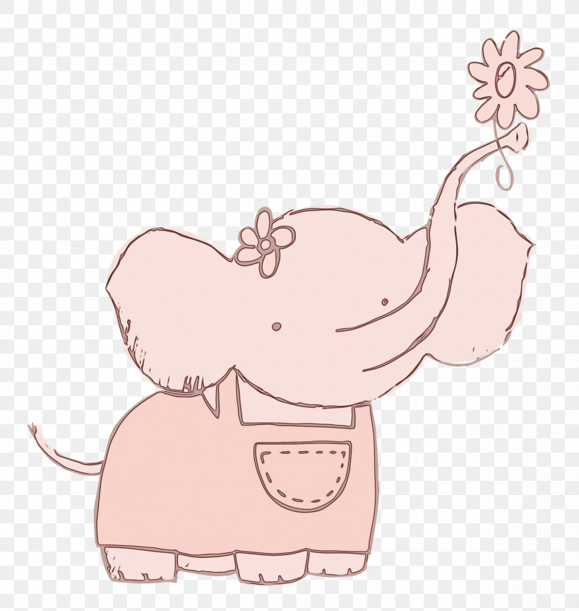 Elephant, PNG, 2372x2500px, Little Elephant, African Elephants, Baby Elephant, Birds, Caricature Download Free