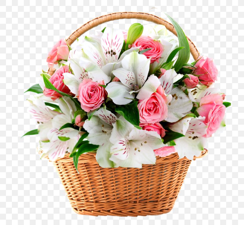 Flower Bouquet Floristry Basket Gift, PNG, 800x758px, Flower, Artificial Flower, Basket, Birthday, Bride Download Free
