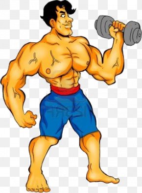 Homan - Physical Fitness Superhero Weight Training Clip Art PNG