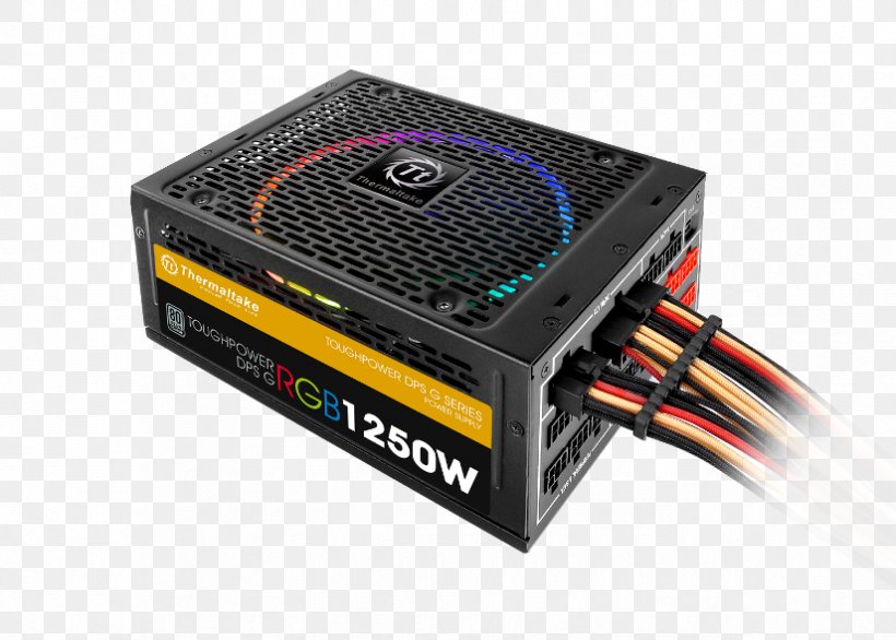 Power Supply Unit 80 Plus RGB Color Model Thermaltake Power Converters, PNG, 825x590px, 8bit Color, 80 Plus, Power Supply Unit, Atx, Case Modding Download Free