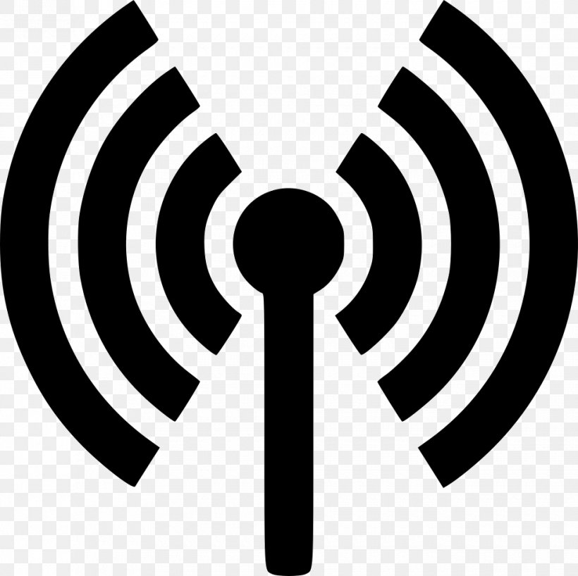 Telecommunications Tower Radio Wave Vector Graphics Wireless, PNG, 980x978px, Telecommunications Tower, Antenna, Black And White, Logo, Monochrome Download Free