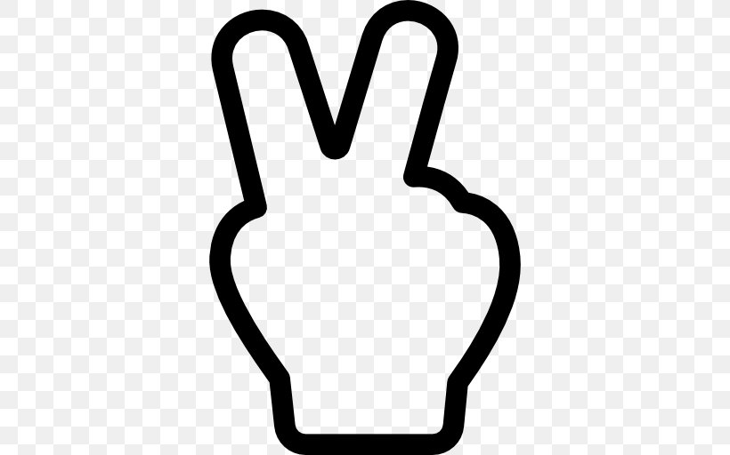 V Sign Peace Symbols, PNG, 512x512px, V Sign, Black And White, Finger, Gesture, Hand Download Free