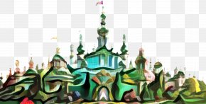 Mosque Building - Witch Cartoon PNG