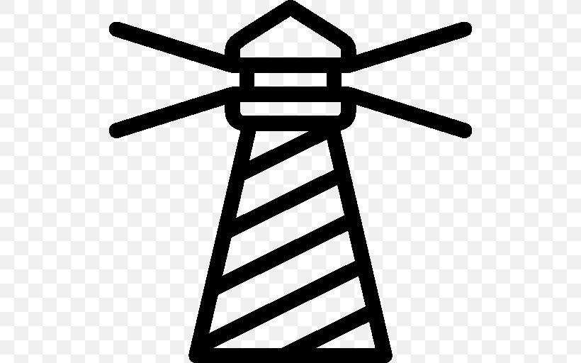 Map Symbol Lighthouse, PNG, 512x512px, Map, Black And White, Lighthouse, Map Symbolization, Navigation Download Free