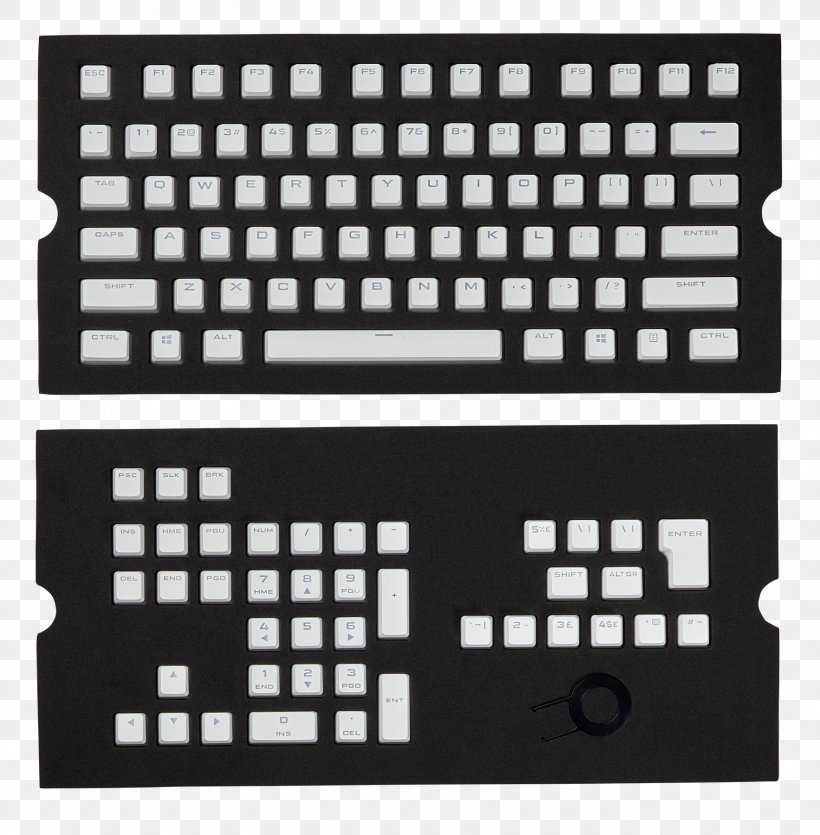 Computer Keyboard Keycap Polybutylene Terephthalate Corsair Components Corsair Gaming K70, PNG, 1766x1800px, Computer Keyboard, Backlight, Black And White, Brand, Computer Component Download Free
