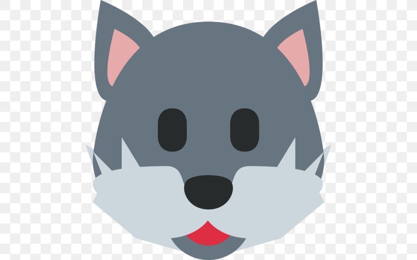 Emojipedia Wolf WhatsApp Image, PNG, 512x512px, Emoji, Carnivoran, Cartoon, Cat, Cat Like Mammal Download Free