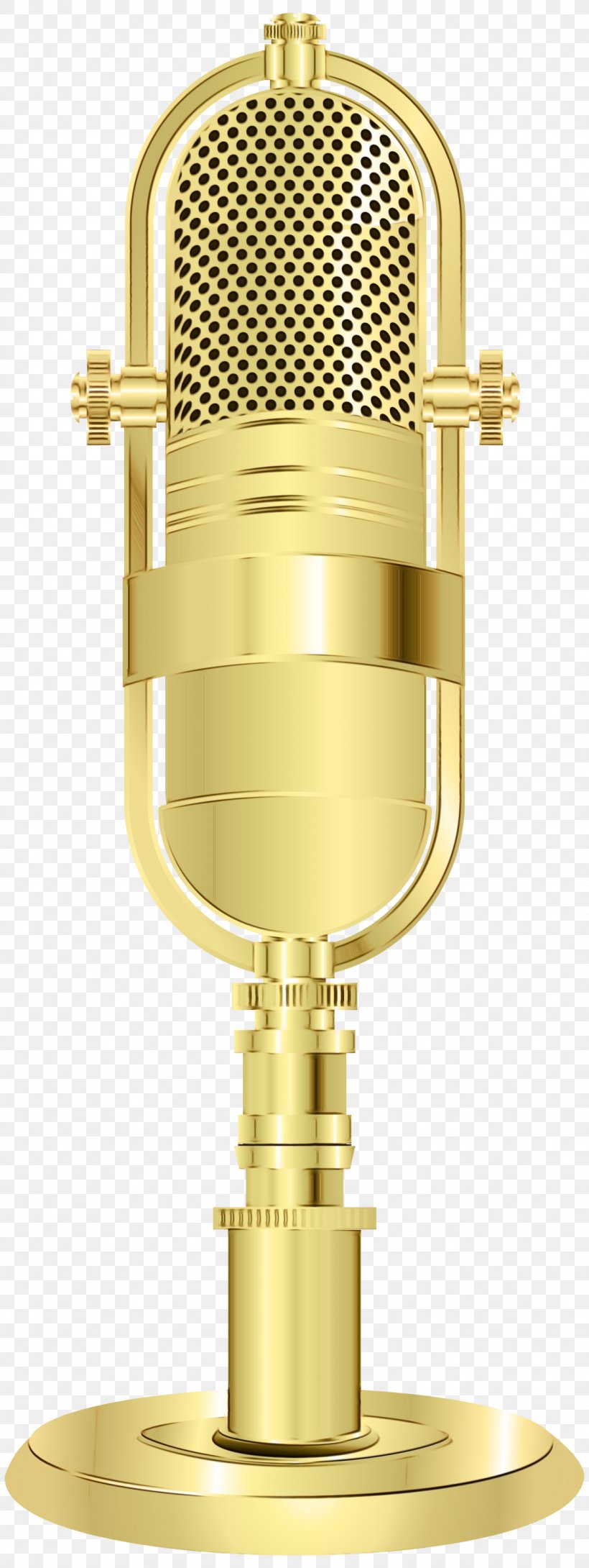 Microphone, PNG, 1128x3000px, Watercolor, Audio Equipment, Brass, Metal, Microphone Download Free