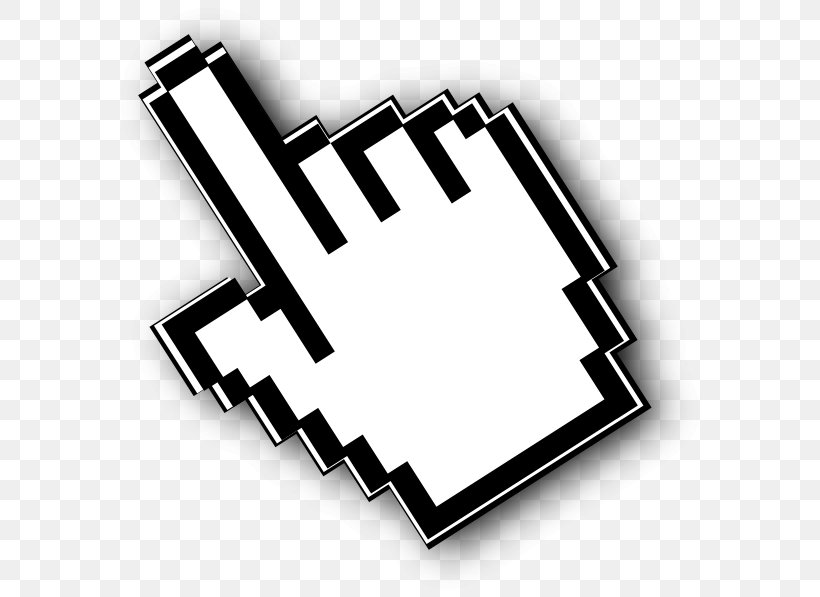 Computer Mouse Pointer Cursor Icon, PNG, 594x597px, Computer Mouse, Black And White, Brand, Computer Monitors, Cursor Download Free