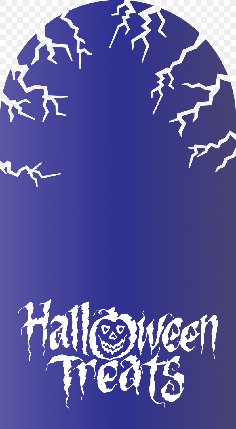 Happy Halloween, PNG, 1655x3000px, Happy Halloween, Cobalt, Cobalt Blue, Logo, Meter Download Free