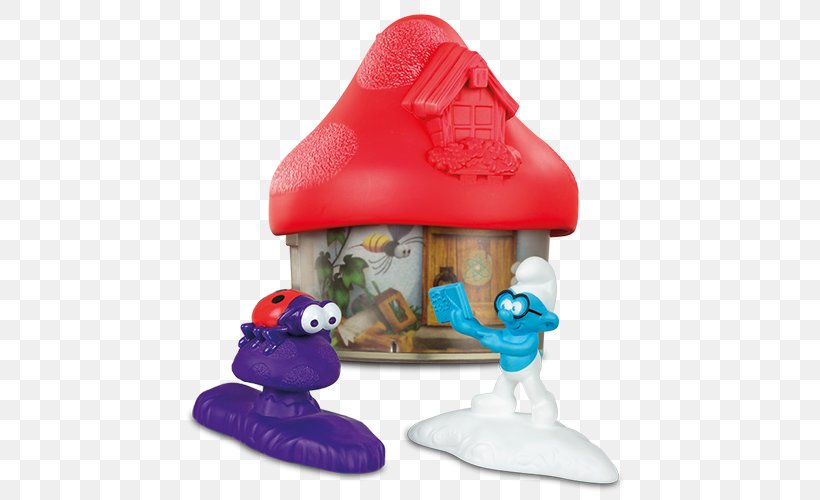 McDonald's Museum Happy Meal The Smurfs Toy, PNG, 500x500px, Happy Meal, Figurine, Grouchy Smurf, House, Restaurant Download Free