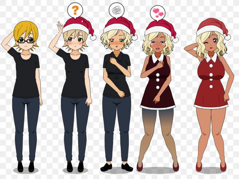 Uniform Christmas Cartoon Human Behavior, PNG, 1024x768px, Watercolor, Cartoon, Flower, Frame, Heart Download Free