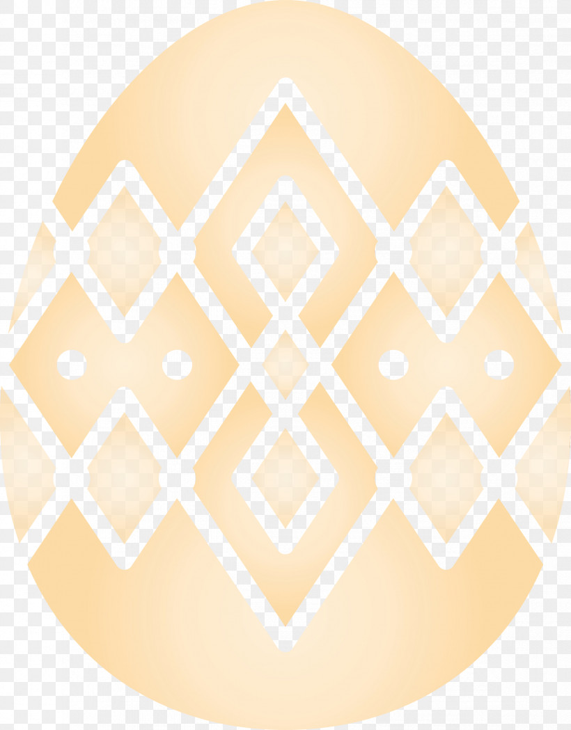 Yellow Beige Pattern Peach, PNG, 2344x3000px, Retro Easter Egg, Beige, Easter Day, Paint, Peach Download Free