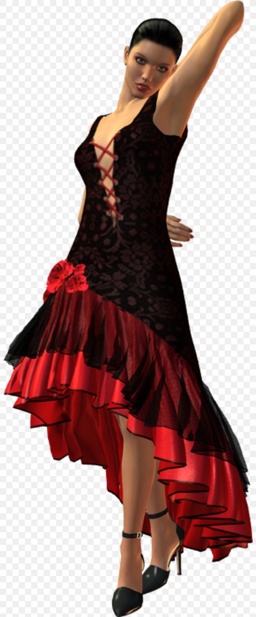 Flamenco Shoulder Woman, PNG, 800x1971px, Flamenco, Costume, Costume Design, Dance, Dance Dress Download Free