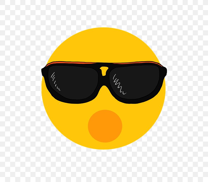 Sunglasses Smiley Emoji Emoticon, PNG, 720x720px, Glasses, Emoji, Emoticon, Emotion, Eye Download Free