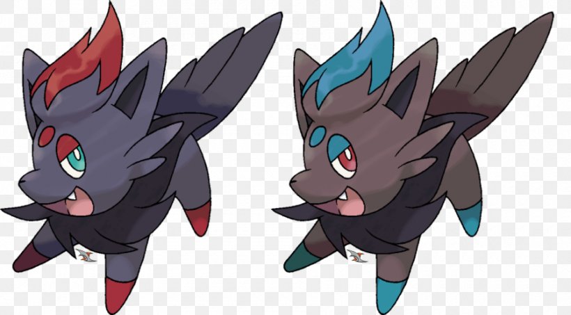 Zorua Pokémon GO Zoroark Pokémon Battle Revolution, PNG, 900x498px, Watercolor, Cartoon, Flower, Frame, Heart Download Free