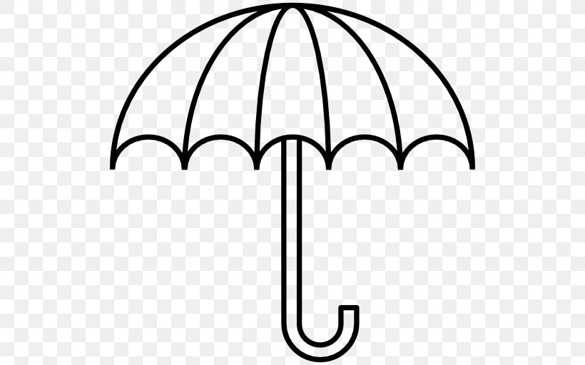 Umbrella Clip Art, PNG, 512x512px, Umbrella, Area, Black And White, Can Stock Photo, Drawing Download Free