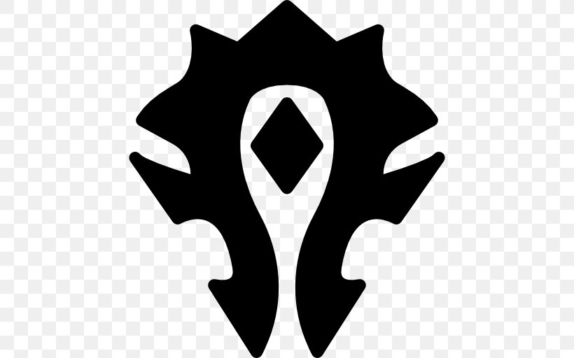 World Of Warcraft: Legion Logo Decal Sticker Video Game, PNG, 512x512px, World Of Warcraft Legion, Black And White, Decal, Leaf, Logo Download Free