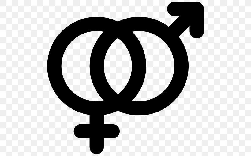 Gender Symbol Female Sign, PNG, 512x512px, Gender Symbol, Area, Black And White, Female, Gender Download Free