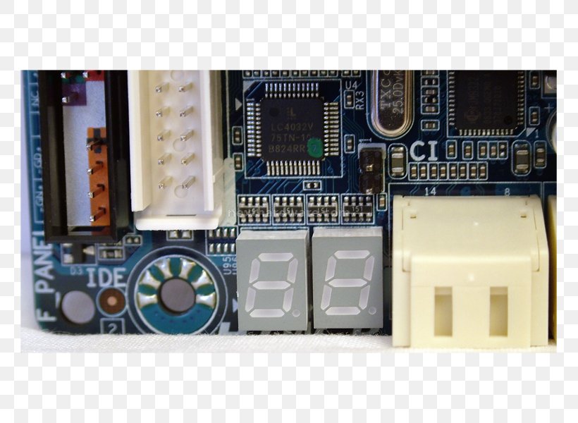 Motherboard Microcontroller Electronics Electronic Component Electronic Engineering, PNG, 800x600px, Motherboard, Circuit Component, Circuit Prototyping, Computer, Computer Component Download Free