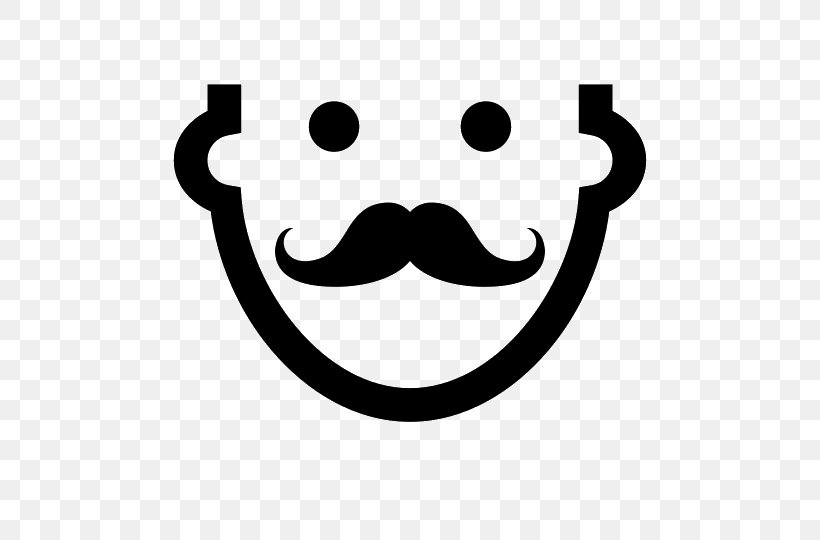 Moustache Hairstyle Beard Clip Art, PNG, 540x540px, Moustache, Beard, Black And White, Emoticon, Eyewear Download Free